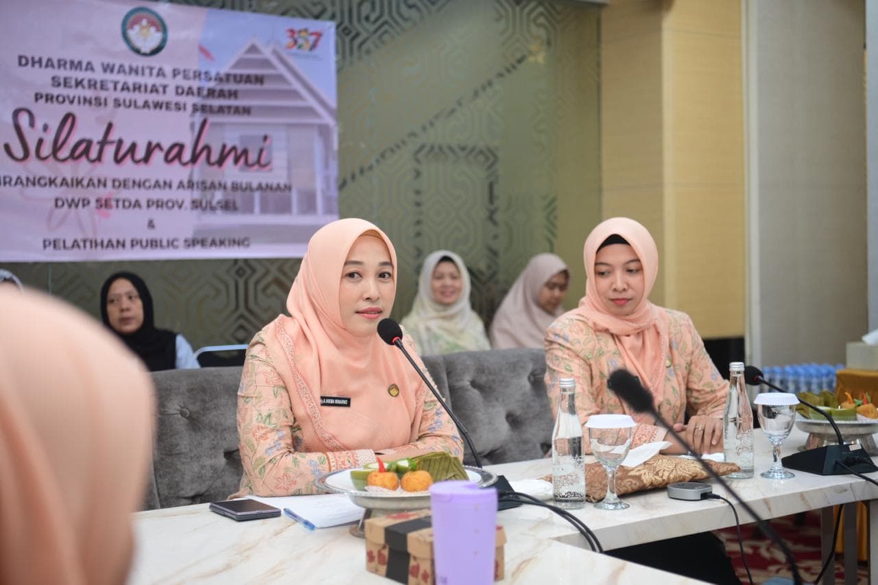 Perempuan TNI Pertama Pimpin DWP Sulsel, Andi Hikmawati Tekankan Kolaborasi dan Kekompakan