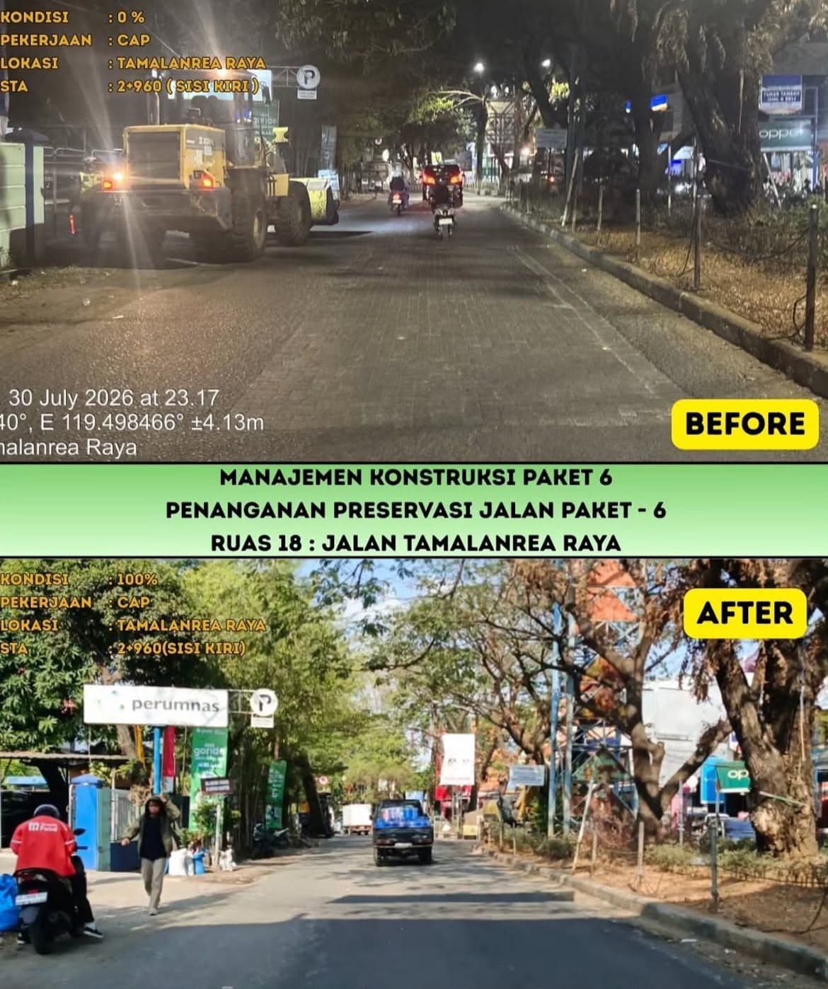 Gubernur Sulsel: Perbaikan Jalan Tamalanrea Raya Makassar dan Opu Tosappaile Palopo Terus Dikebut