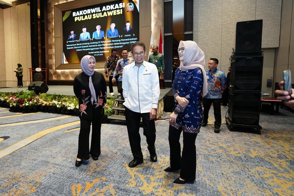 Wagub Sulsel Hadiri Rakorwil ADKASI se-Sulawesi, Tekankan Sinergi Eksekutif dan Legislatif