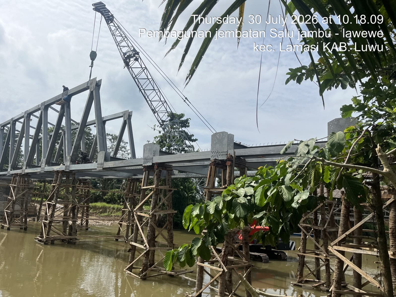 Berkat Bantuan Keuangan Pemprov Sulsel Rp16 Miliar, Jembatan Salujambu Penghubung Luwu-Luwu Utara Segera Difungsikan