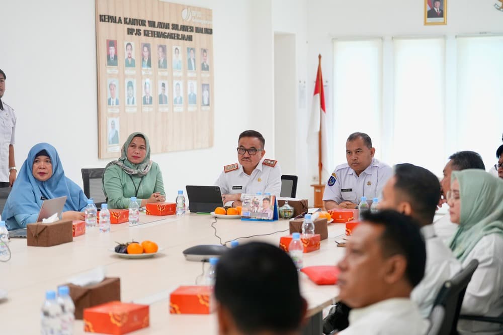 Sekda Sulsel Ikuti Rakor UCJ 2026, Perkuat Perlindungan Jaminan Sosial bagi Pekerja Rentan
